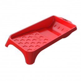 Plastic paint tray 15x32cm, red